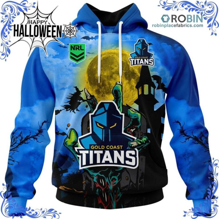 Gold Coast Titans Halloween Is Coming All Over Print – AOP Shirt