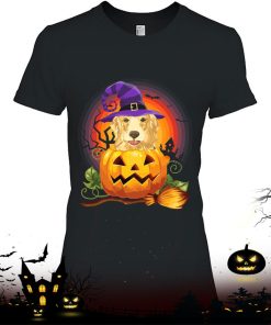 Golden Labrador Witch Pumpkin Halloween Dog Lover Costume Shirt Golden Labrador Witch Pumpkin Halloween Dog Lover Costume Shirt