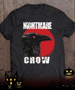 goth occult crow horror nightmares halloween shirt 412 IQKdV