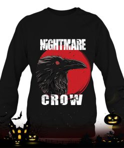 goth occult crow horror nightmares halloween shirt 415 l495V
