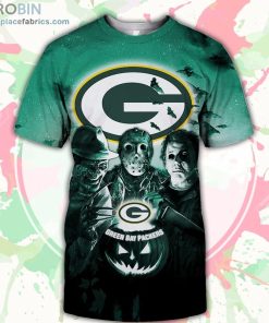 Green Bay Packers T-Shirt Halloween Horror Night – AOP Tshirt