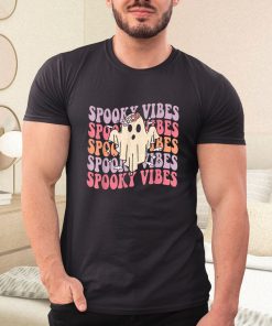 groovy halloween spooky vibes retro floral spooky ghost costume shirt 96 zzivpa