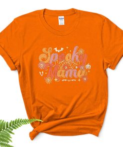 groovy spooky mama retro halloween ghost witchy spooky mom spooky ghost shirt 11 ww4a1c