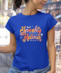 groovy spooky mama retro halloween ghost witchy spooky mom spooky ghost shirt 183 wbil3m