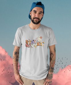 groovy stay spooky vibes retro floral ghost hippie halloween spooky ghost shirt 47 oiucp5
