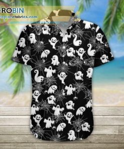 halloween boo casual short sleeve hawaiian shirts halloween hawaii shirt 246 XOrkf