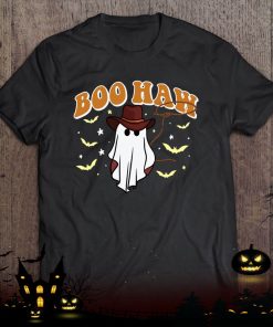 halloween boo haw ghosts cowboy cowgirl western trick treat shirt 416 MoMUx