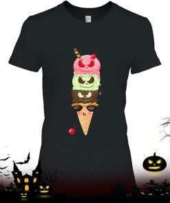 Halloween Creepy Face For Ice Cream Lovers Shirt
