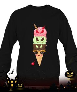 halloween creepy face for ice cream lovers shirt 531 pvh5o