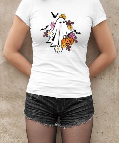 halloween ghost vintage groovy trick or treat spooky vibes spooky ghost shirt 4 fv24vv