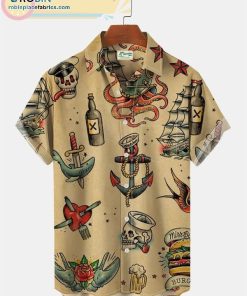 halloween hawaiian short sleeve shirt 71 mIMrG