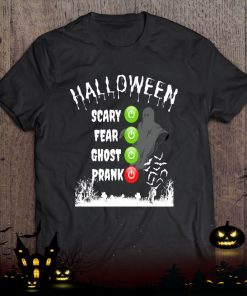 halloween mode on scary fear ghost prank shirt 1283 V6E28