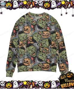 Halloween Monsters Ugly Sweater