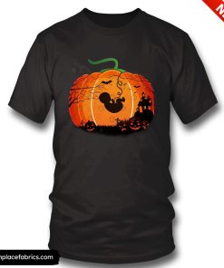 halloween pregnancy pumpkin halloween pregnancy announcement t shirt pce1km