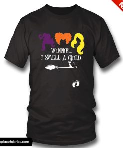 halloween pregnancy winnie i smell a child t shirt ekkw75