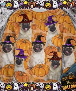 Halloween Pug Pumpkin Ugly Sweater