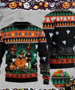 Halloween Rottweiler Ugly Sweater