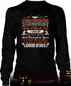 halloween single dad i have monster kids and black cat shirt 1373 H2TL1