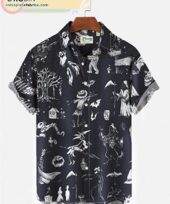 halloween skull special edition hawaiian short sleeve shirt 132 fb7DJ