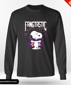 halloween snoopy peanuts halloween snoopy fangtastic long sleeve t shirt ip1khj