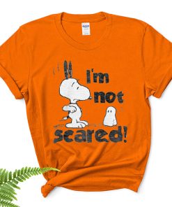 halloween snoopy peanuts halloween snoopy im not scared shirt 22 hovdzj