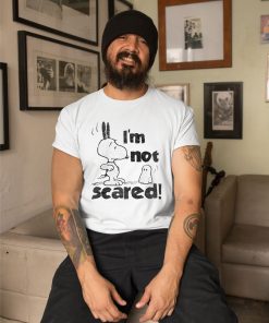 halloween snoopy peanuts halloween snoopy im not scared shirt 67 e3xnlq