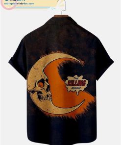 Halloween The killing moon skull Casual Short Sleeve Hawaiian Shirts
