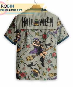 halloween witches night casual short sleeve hawaiian shirts 223 SG4Ze