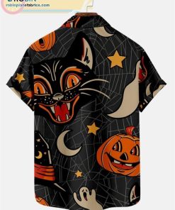 halloweens shirt pumpkin animal casual short sleeve hawaiian shirts 220 MIToF