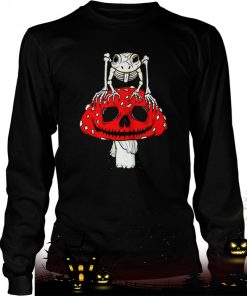 happy halloween cottagecore skeleton frog skull mushroom goth halloween shirt 1371 aTABA