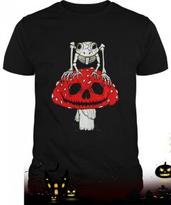 happy halloween cottagecore skeleton frog skull mushroom goth halloween shirt 17 2fJjf
