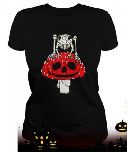 happy halloween cottagecore skeleton frog skull mushroom goth halloween shirt 53 KjaZd