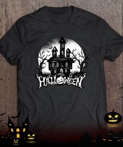 happy halloween lazy halloween costume spooky haunted house shirt 532 wMhwK