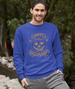 Happy Halloween Pumpkin Orange Pattern Shirt