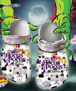 Halloween Clogs – Personalized Hocus Pocus Horror Movie Crocs Shoes