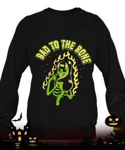 horror art sexy pinup skeleton psychobilly punk art shirt 1135 kdrEA