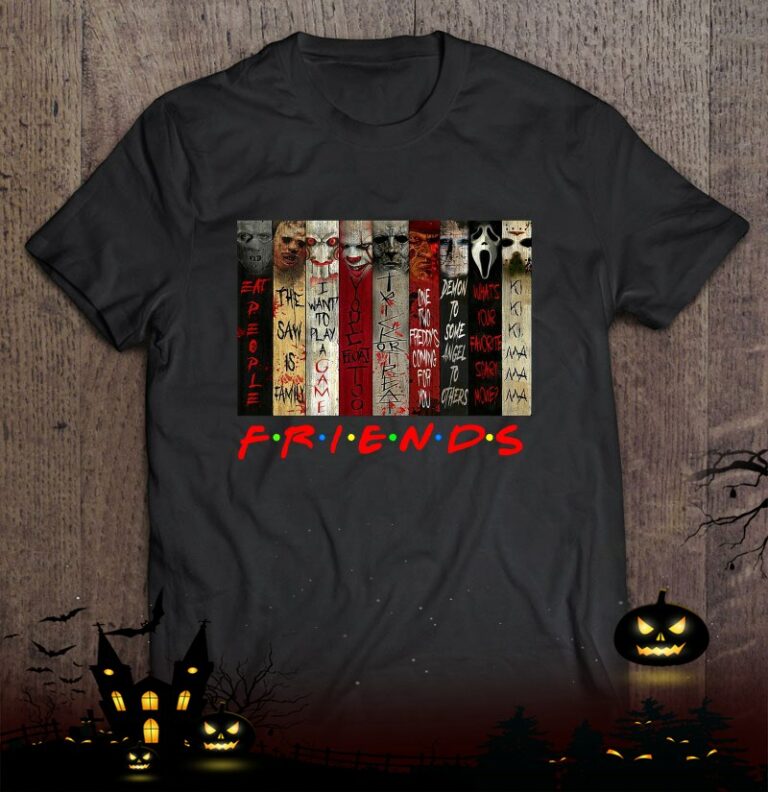 Horror Character Friends Halloween Shirt