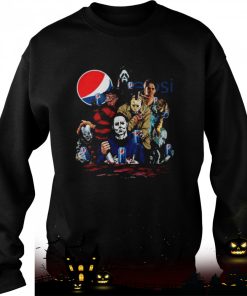 horror movie characters drink pepsi halloween shirt 1400 pUJTx