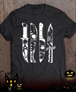 horror movie characters in knives gift for halloween shirt 1028 9Jmmg