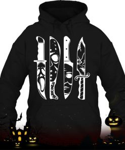 horror movie characters in knives gift for halloween shirt 1030 Cz6S8