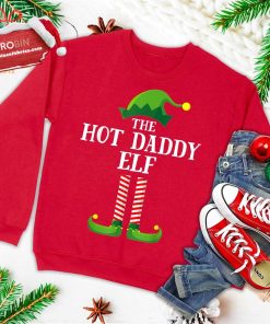hot daddy elf matching family group christmas party pajama ugly christmas sweatshirt 4 WPzZt