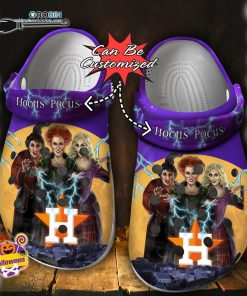 Halloween Clogs – Personalized Houston Astros Halloween Movie Hocus Pocus Crocs Shoes