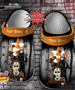 Halloween Clogs – Personalized Houston Astros Horror Movies Crocs Shoes