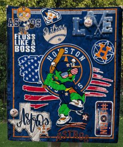 Houston Astros Quilt Blanket