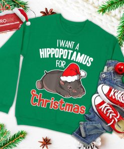 i want a hippopotamus for christmas xmas hippo ugly christmas sweatshirt 3 cRxB2