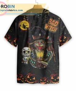 iE28099m a bad witch cat casual short sleeve hawaiian shirts 214 v0JXf