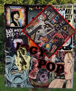Iggy Pop Quilt & Fleece Blanket