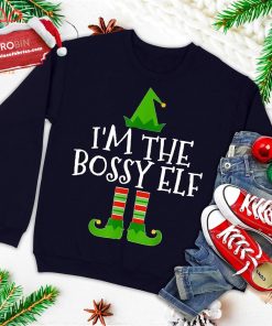 I’m The Bossy Elf Matching Family Group Christmas Ugly Christmas Sweatshirt I’m The Bossy Elf Matching Family Group Christmas Ugly Christmas Sweatshirt