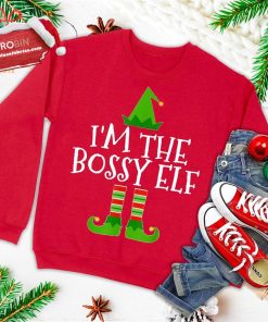 im the bossy elf matching family group christmas ugly christmas sweatshirt 3 AbtFv