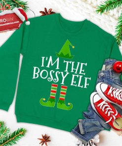 im the bossy elf matching family group christmas ugly christmas sweatshirt 4 2wLIr